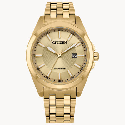 Citizen Stainless Steel/Gold Plate Peyton Dress BM7532-54P