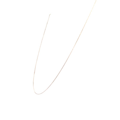Estate  24" Diamond-Cut Wheat Chain in14K White Gold