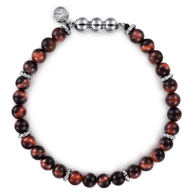 Gabriel & Co. Sterling Silver Bead Gemstone Bracelet TBM4533SVJTE