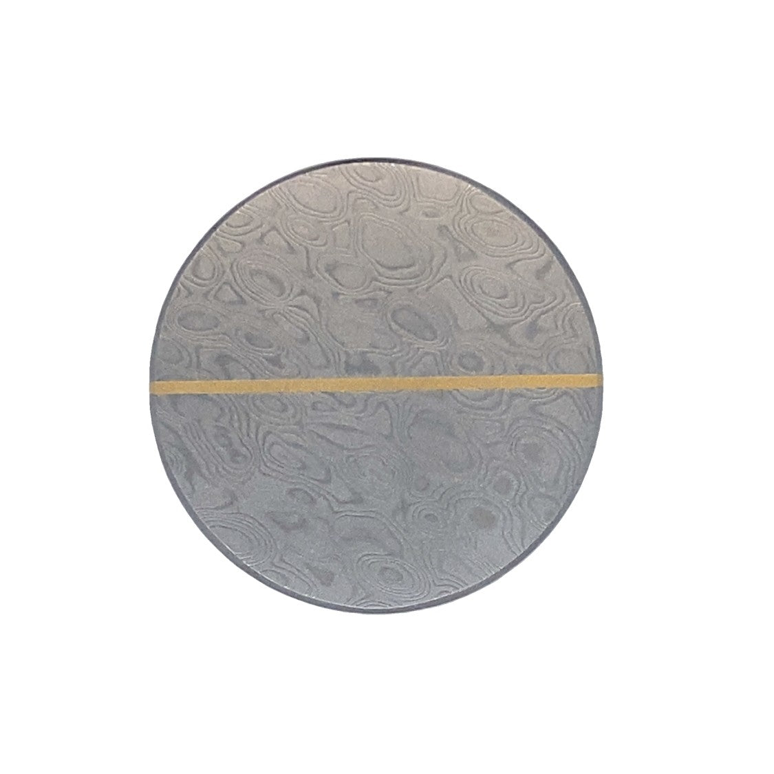 The Jaguar Golf Ball Marker in Damascus Steel