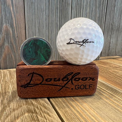 The Green Phantom Golf Ball Marker in Tungsten