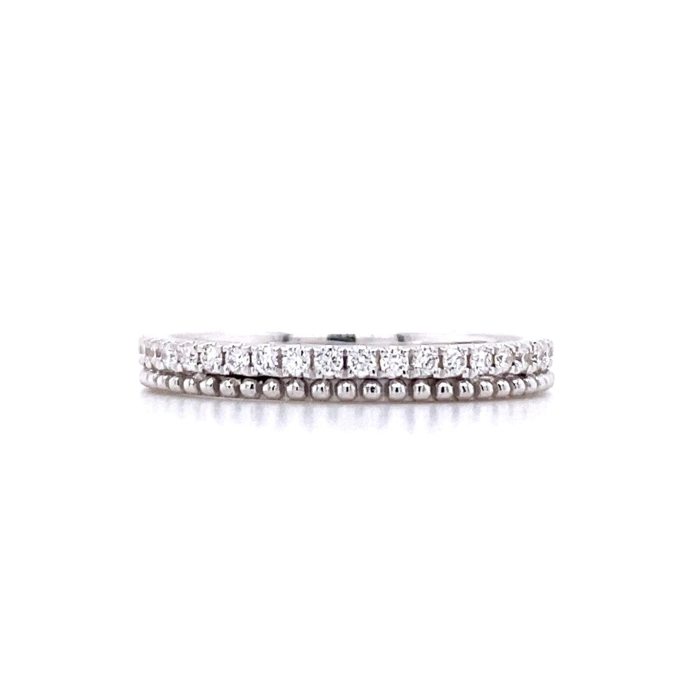 Simon G Jewelry 18 Karat Pear Diamond Wedding Band - Women's MR2779