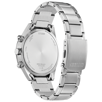 Mens Eco Drive Watch in Silver by Citizen