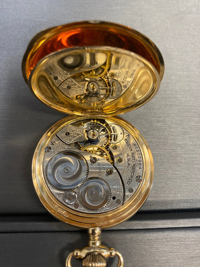 Estate Elgin Pocket Watch in Yellow Gold