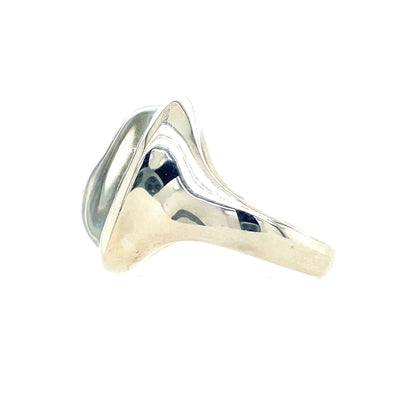 ESTATE Bold Quartz Ring in Silver