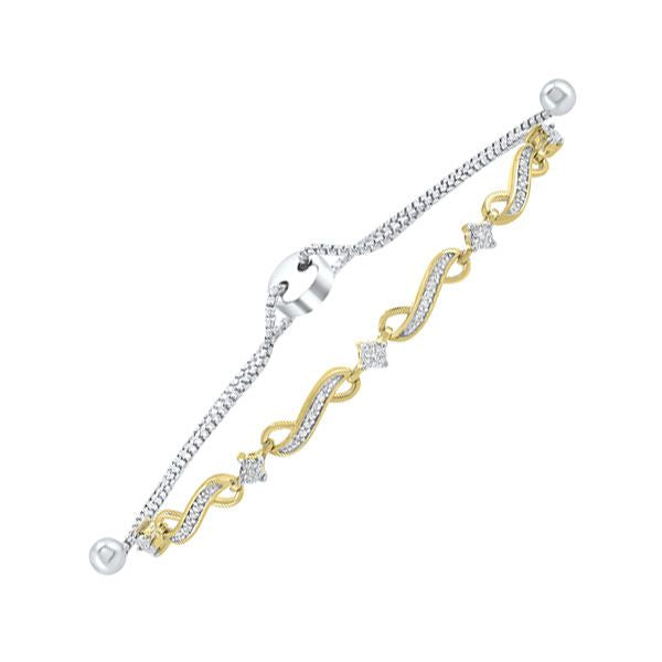 Sterling Silver Chain Diamond Bracelets FB1159-SSWYSC