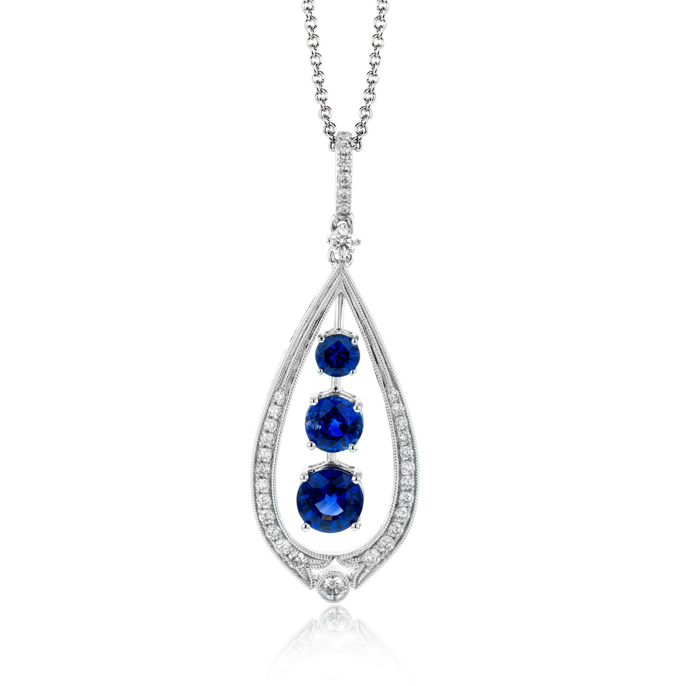 Simon G Jewelry 18 Karat Drop Style Gemstone Pendants TP261-A