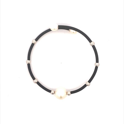 Imperial Pearl Rubber Cuff Pearl Bracelet 632207