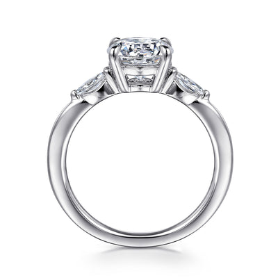 Gabriel & Co. 14KW Diamond Engagement Ring ER16198R6W43JJ