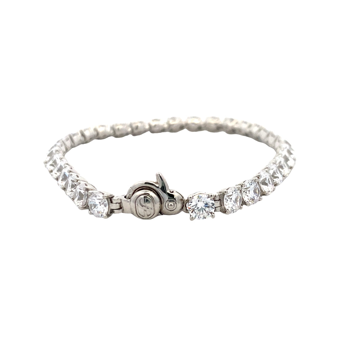 CZ Tennis Bracelet in Silver by Ti Sento Milano