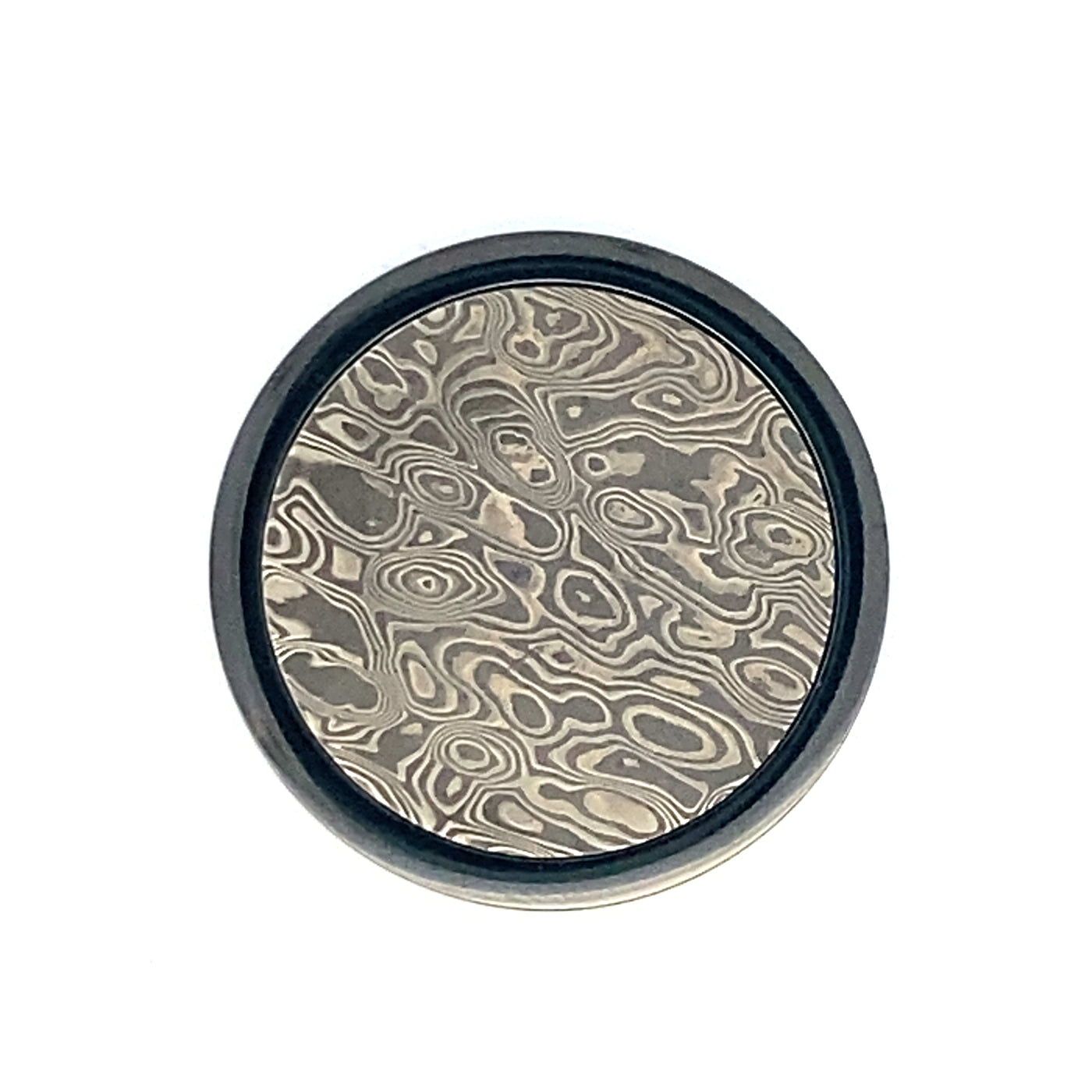 The Vagabond Dark Golf Ball Marker in Titanium