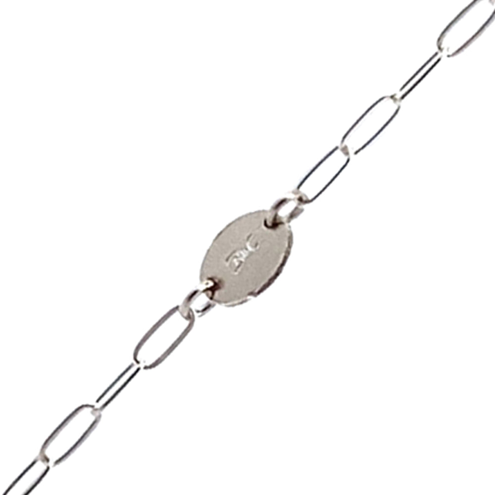 Encircle Sterling Silver Oval Engravable Link Charm