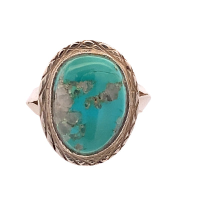 ESTATE Turquoise RIng in Silver