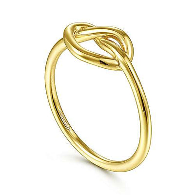 Gabriel & Co. 14 Karat Yellow Gold Love Knot Ring LR51803Y4JJJ