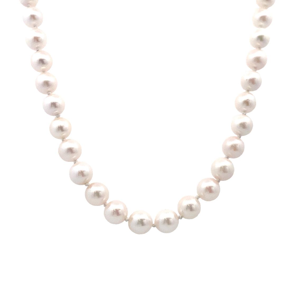Estate 14K Yellow Gold Cultured Saltwater Pearl Strand