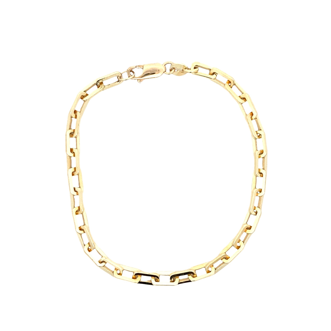 ESTATE Fancy Link Bracelet in Yellow Gold