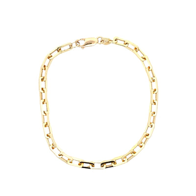 ESTATE Fancy Link Bracelet in Yellow Gold
