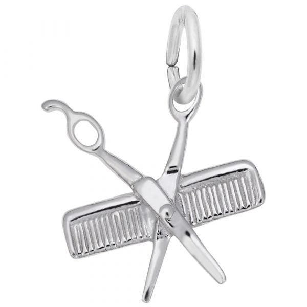 Rembrandt Q. C. Sterling Silver Comb & Scissors 0799-0