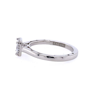 Platinum Halo Princess Cut Engagement Ring  49PR4.5/265762