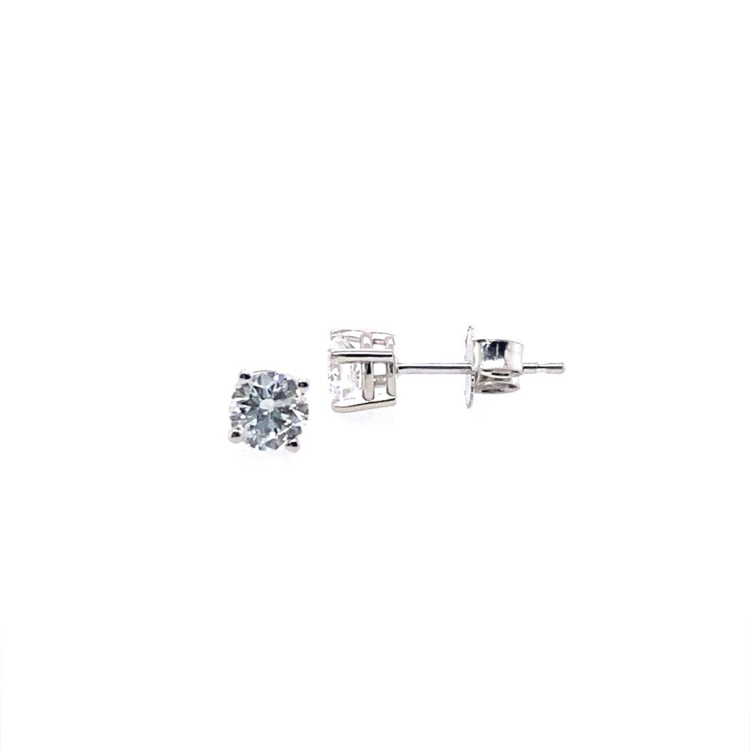 1/2 ctw Diamond Stud Earrings in White Gold "Good Collection"