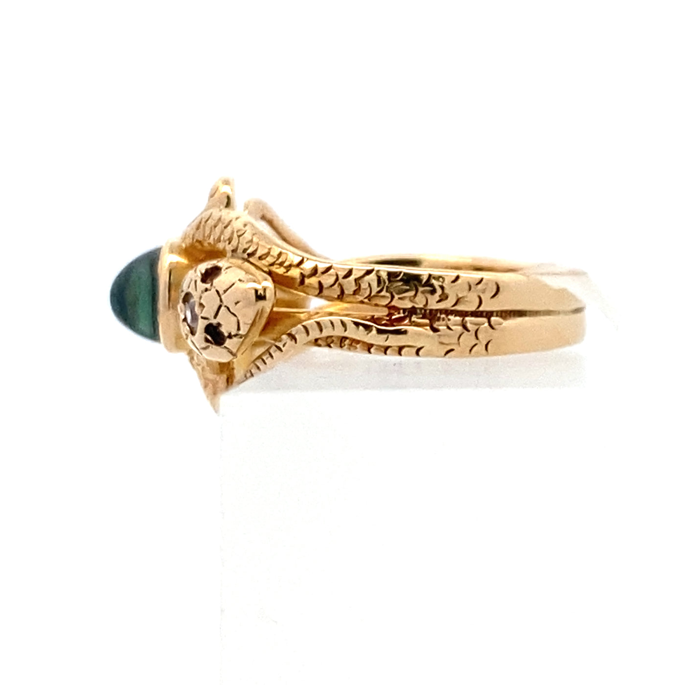 ESTATE Snake Ring in Yellow Gold