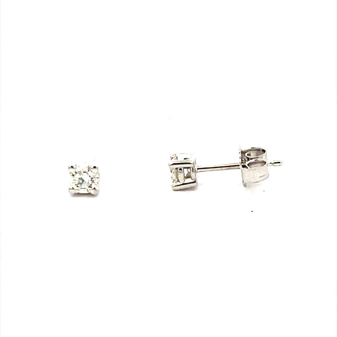 1/3ctw Diamond Stud Earrings in White Gold  "Good Collection"