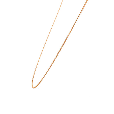 ESTATE Tiffany & Co. Beaded Chain in Rose Gold