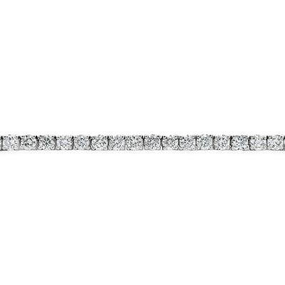 Diamond Line Tennis Bracelet in White Gold