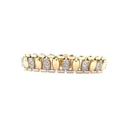ESTATE Diamond Bracelet in Yellow Gold