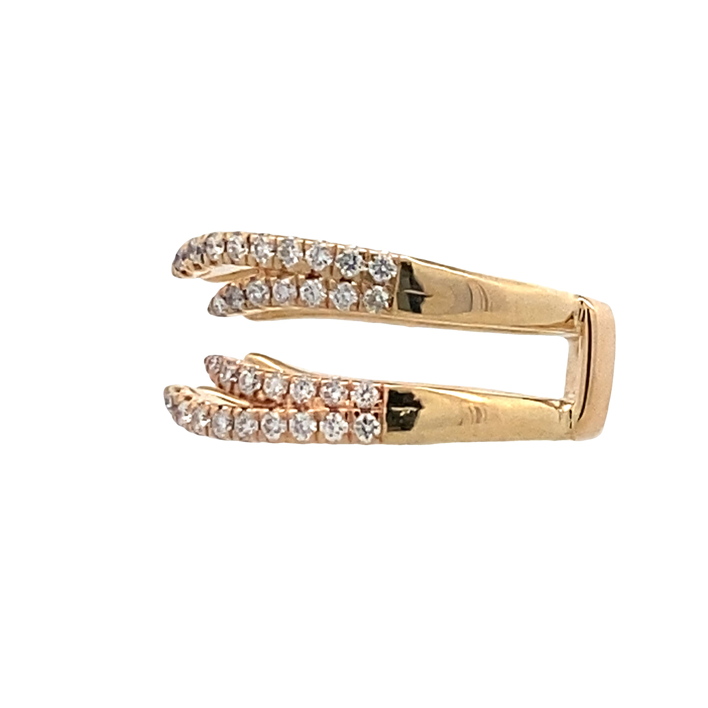 ESTATE Gabriel & Co. Diamond Wrap Ring in Yellowo Gold