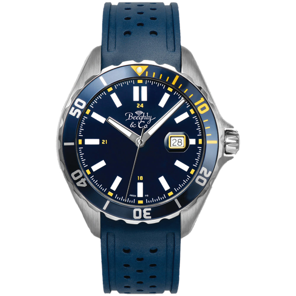 Beeghly and Company Private Label Mens Sport Watch  A 9324W/RU-BLU/BLU