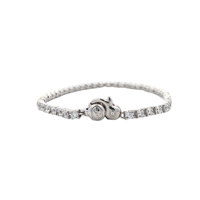 CZ Tennis Bracelet in Silver by Ti Sento Milano