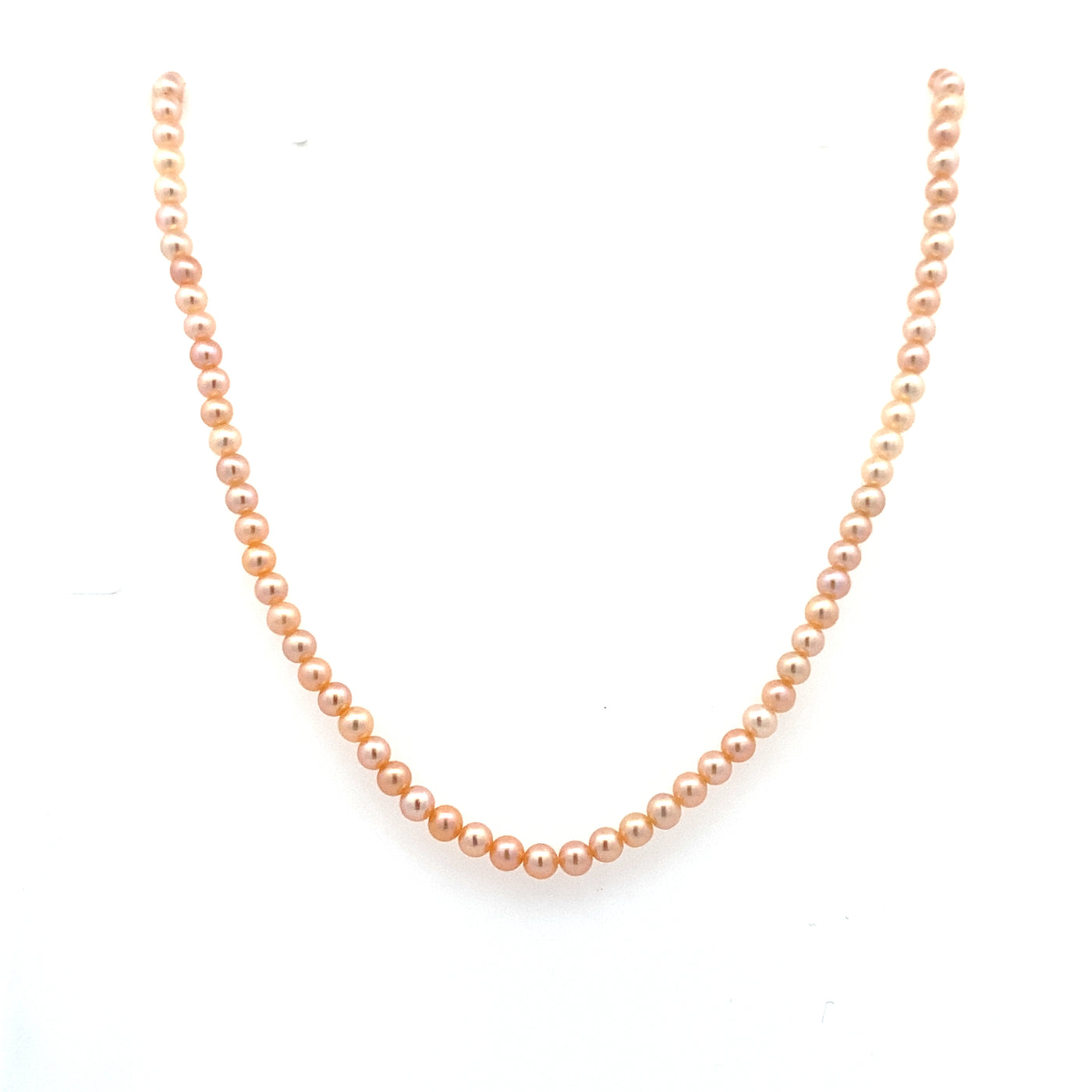 Beeghly & Co. 14 Karat Pink Freshwater Pearl Children's Necklace BCN-3.5FWP-16