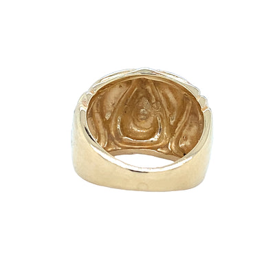 ESTATE Statement Ring in Yellow Gold