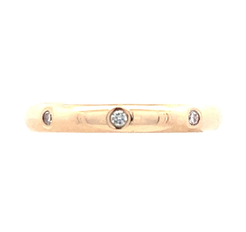 Flush-Set Diamond Eternity Band, in Yellow Gold Size 7 by Benchmark