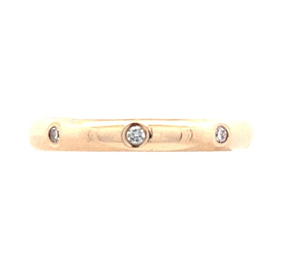 Flush-Set Diamond Eternity Band, in Yellow Gold Size 7 by Benchmark