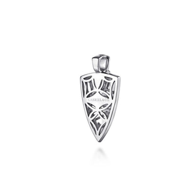 Men's Arrowhead Pendant in Silver by Gabriel & Co.