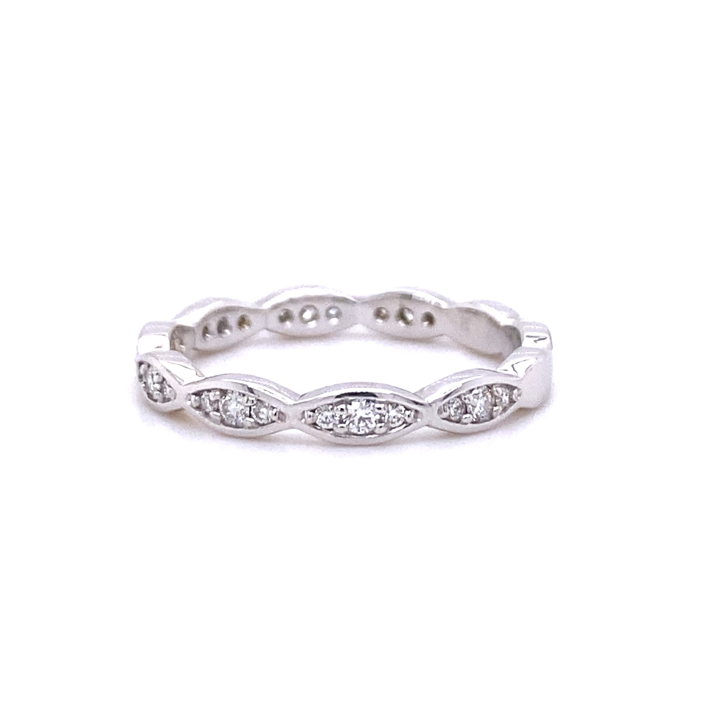 Diamond Wedding/Anniversary Band in White Gold by B&C