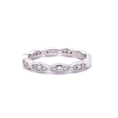Diamond Wedding/Anniversary Band in White Gold by B&C