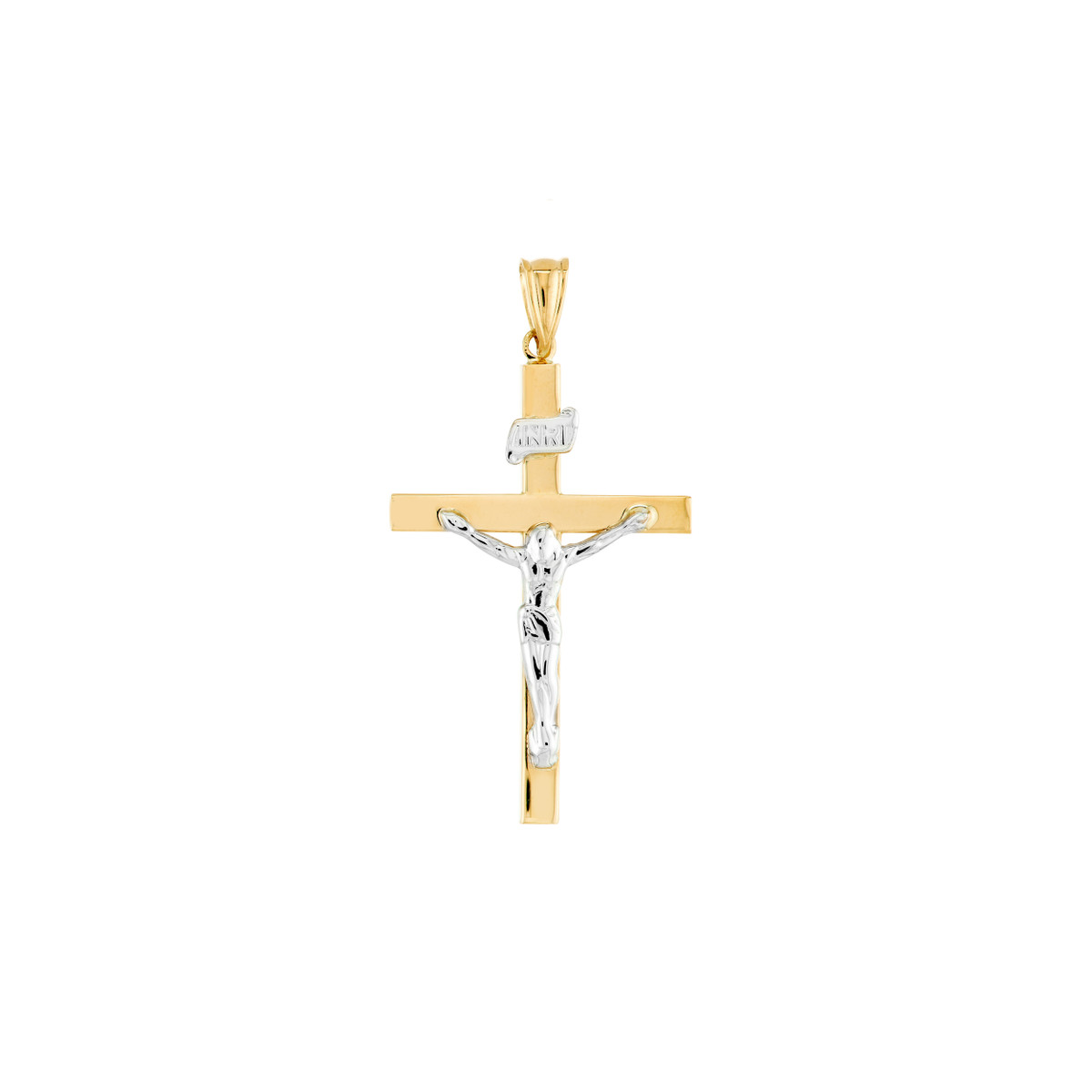14 Karat Yellow Gold Crucifix Pendant TM020560-14YB