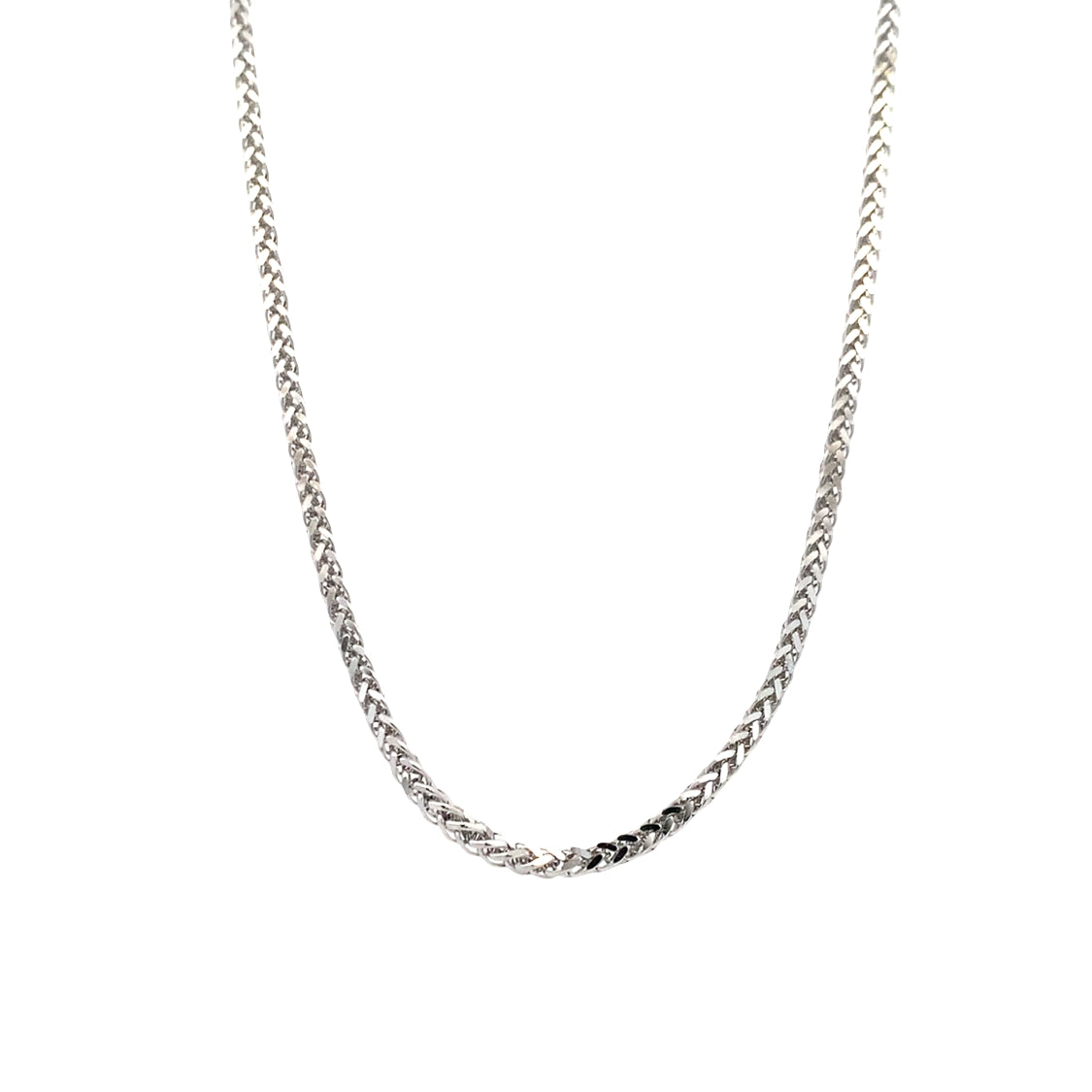 22" Men's Wheat Chain in SIlver by Gabriel & Co.