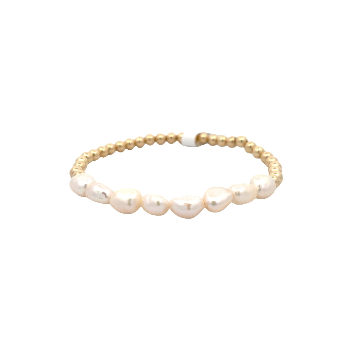 4mm Baroque Pearl Signature Bracelet by Karen Lazar