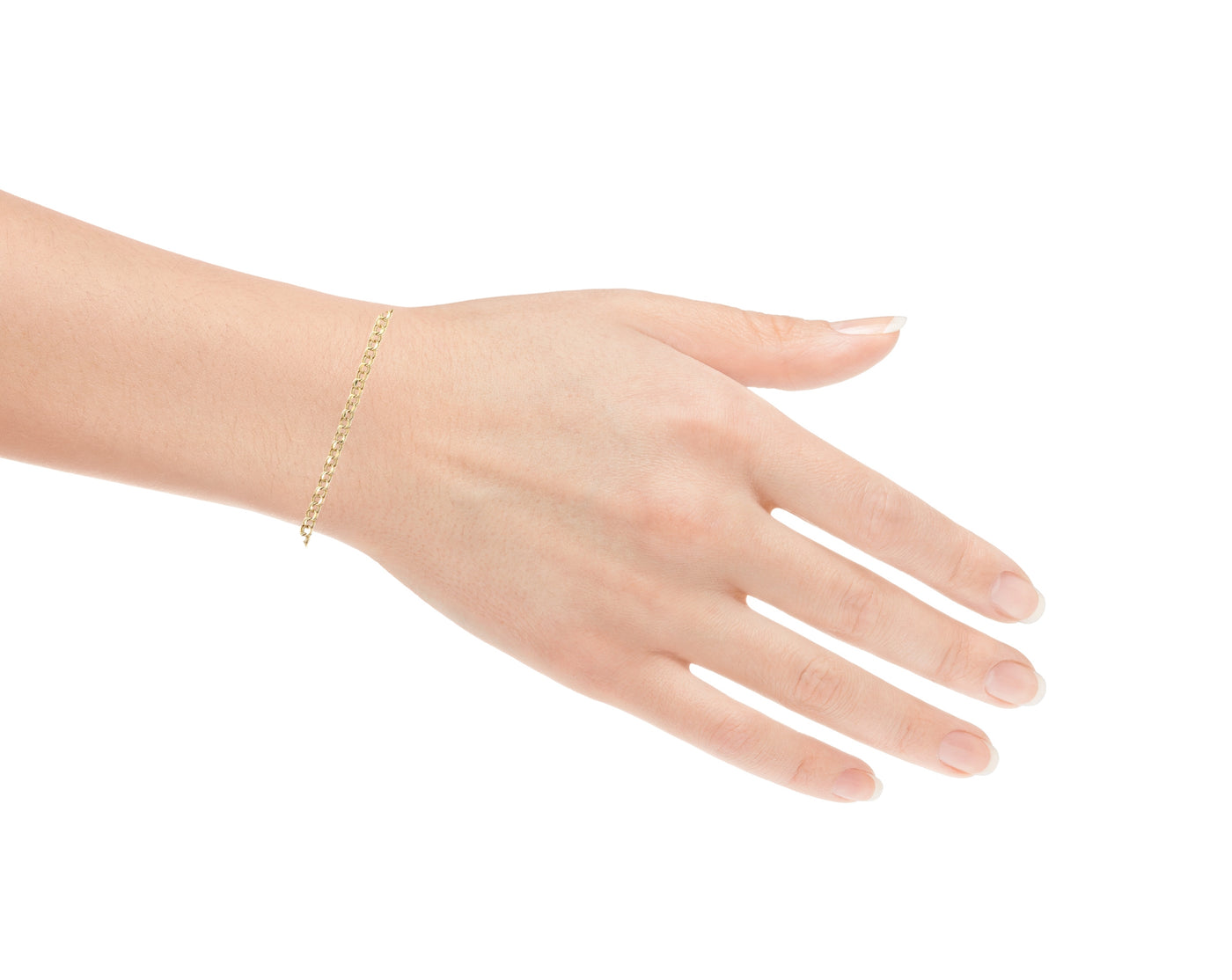 Estate Double Link Charm Bracelet in Yellow Gold