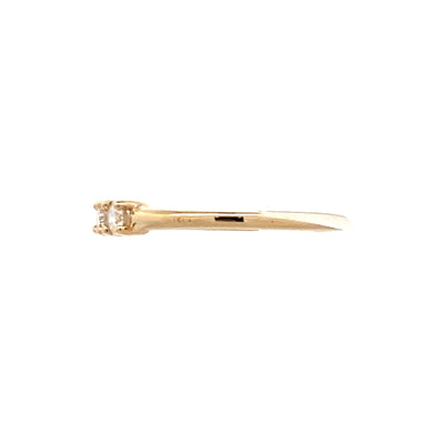 Four Stone Diamond/Anniversary Band in Yellow Gold by B&C