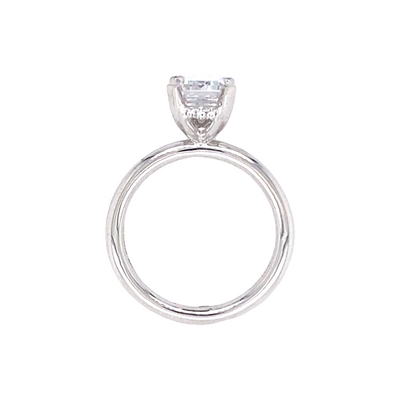 Gabriel & Co. 14 Karat White Emerald Cut Diamond Engagement Ring ER1597208W44JJ