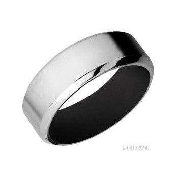 Lashbrook Colbalt Chrome Classic 8mm Wedding Band FORGEDCFSLEEVE8HB-10