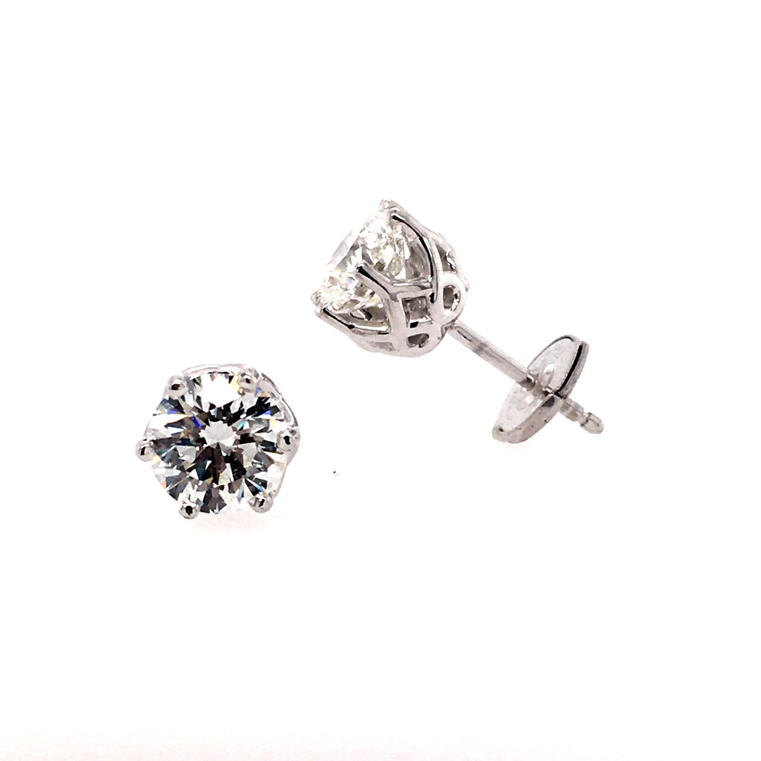 Beeghly & Co. "Best Collection" 18 Karat 2 CTW Diamond Stud Earrings