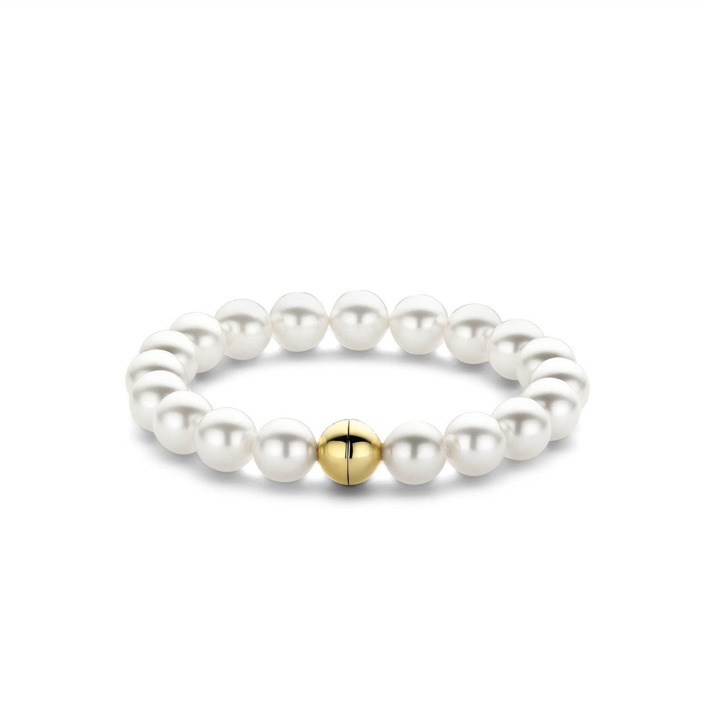 Ti Sento Milano Gold Filled Bead Pearl Bracelets 23013YP