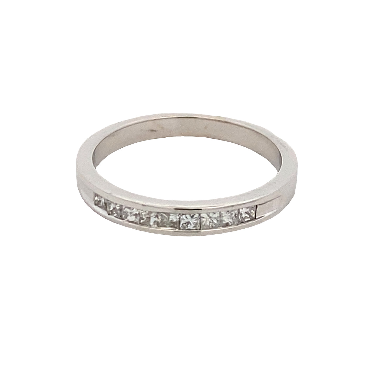 ESTATE Diamond Anniversary Ring in White Gold
