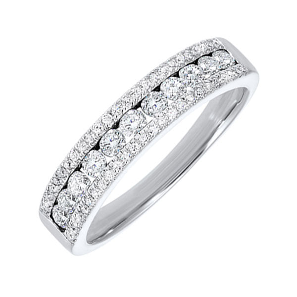 1/2 CTW Diamond Band in White Gold